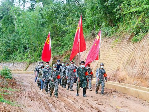 云南沧源：班洪乡有序推进边疆党建长廊建设