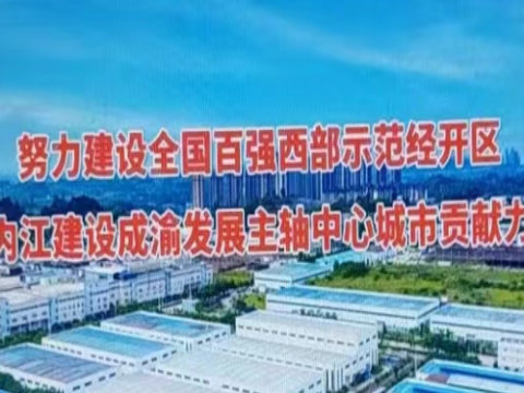 四川内江经开区党工委书记唐南胜率队调研重点项目推进情况