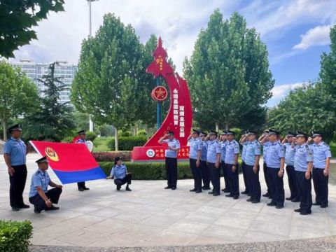 敬军礼 铸警魂——甘肃永靖公安刘家峡派出所开展“八一”建军节主题系列活动