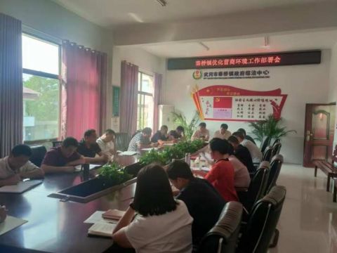 湖南武冈市秦桥镇召开优化营商环境工作部署会