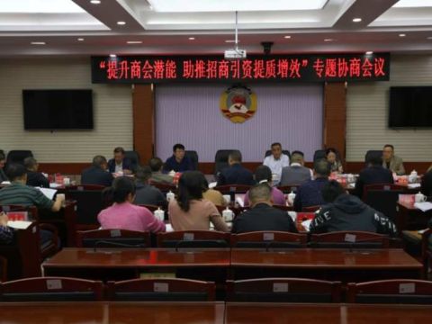 湖南新邵县政协召开专题协商会议，聚焦商会潜能提升与招商引资提质增效