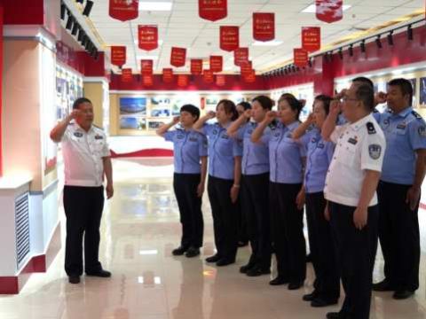 甘肃省公安厅森林公安局祁连山分局组织民辅警开展红色教育实践教学活动