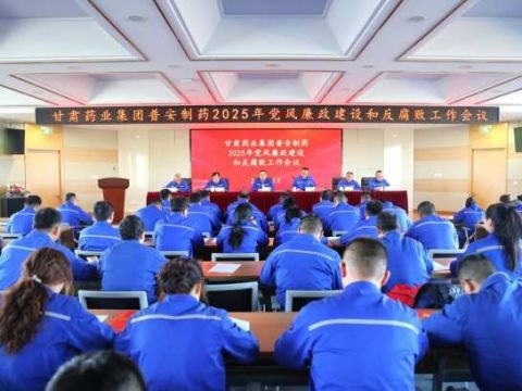 甘肃药业集团普安制药丨以“六个融合”为抓手深度推进党建和业务同频共振