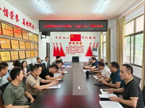 洞口县大屋瑶族乡贯彻&ldquo;三会三文&rdquo;精神，落地见效