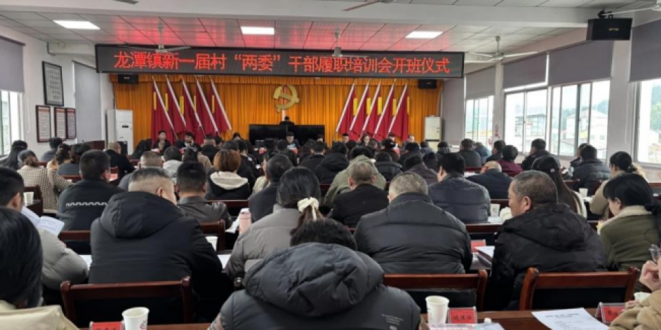 湖南省株洲市渌口区龙潭镇：&ldquo;开工第一课&rdquo;，为新任村干部充电赋能