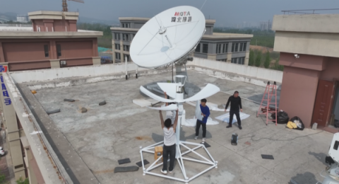 河北鹿泉丨摩塔电子公司自研天线实测告捷