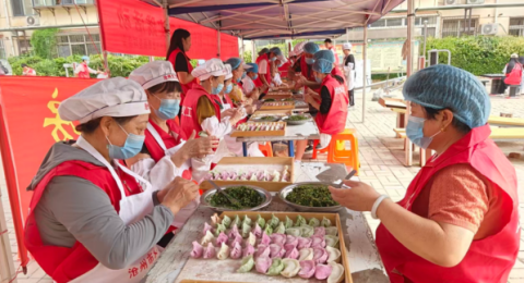 河北沧州市新华区新开路社区暖心志愿服务